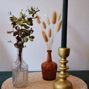 Bougeoir Doré Décoration