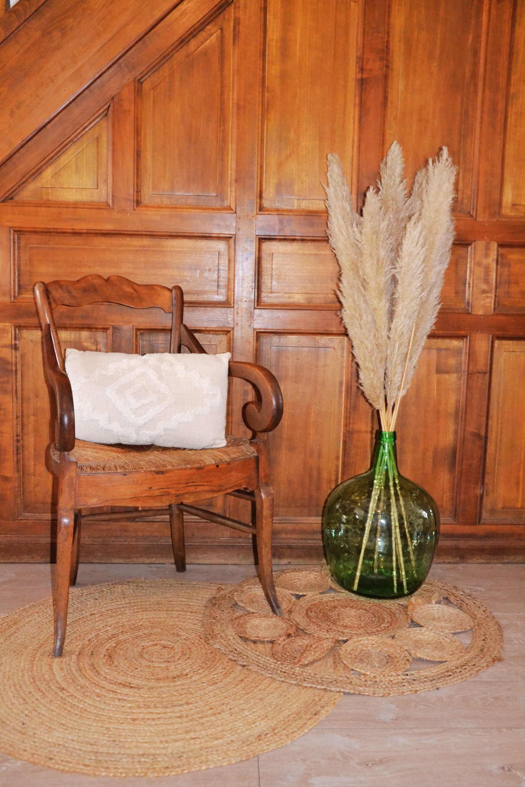 Coussin beige allongé – Image 2