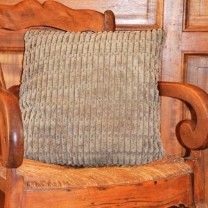 Coussin vert velours