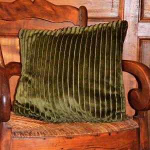 Coussin vert kaki