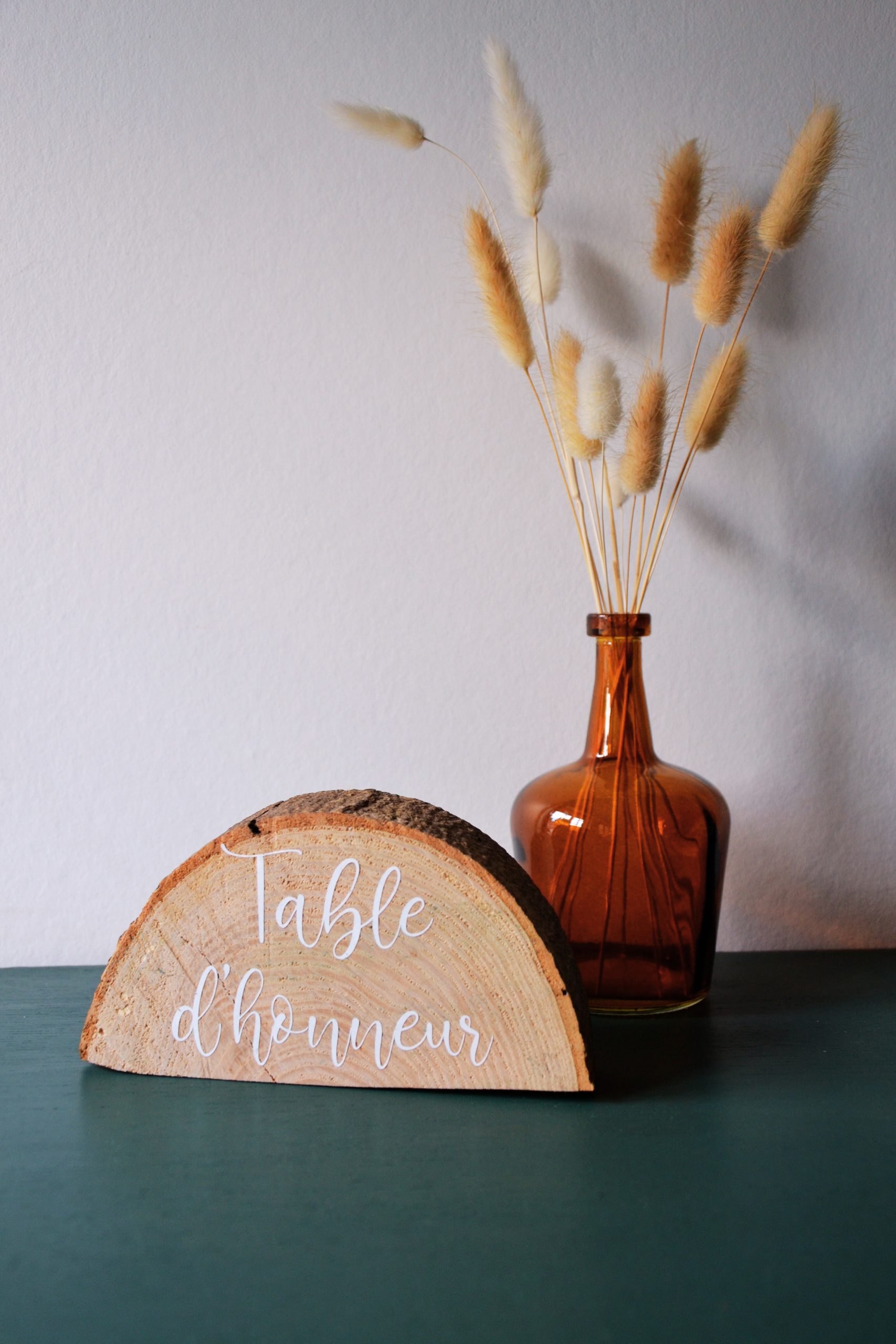 Demi rondin "Table d'honneur"