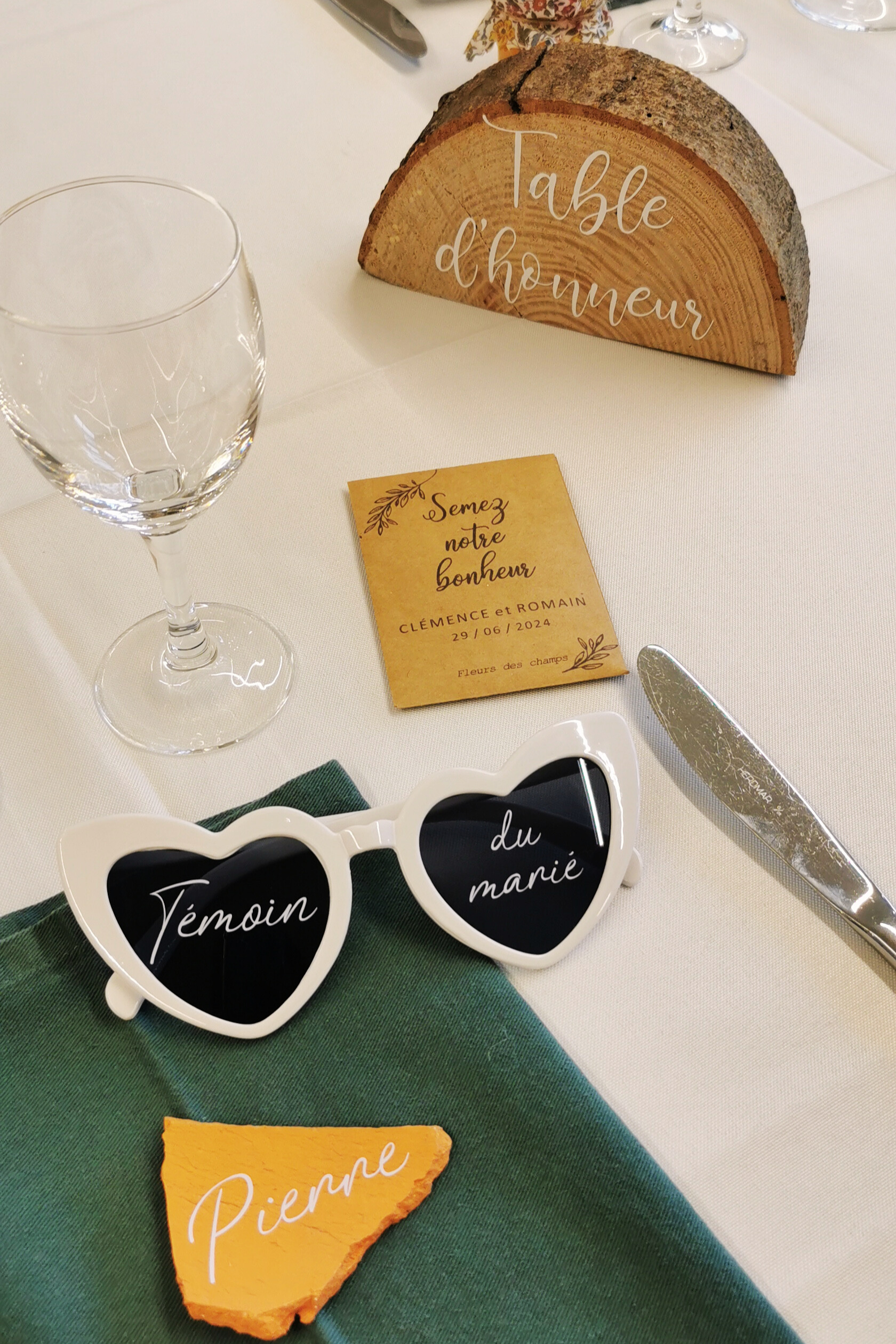 Demi rondin "Table d'honneur" – Image 2