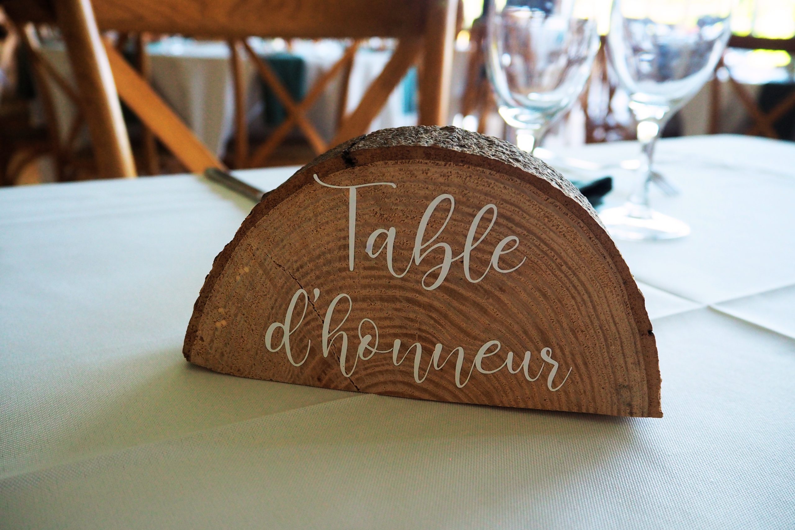 Demi rondin "Table d'honneur" – Image 3