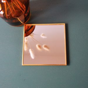 Dessous de bougie carré