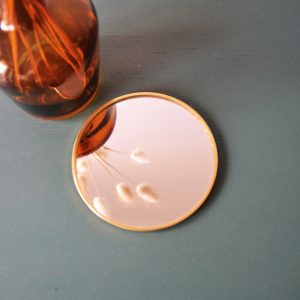 Dessous de bougie rond