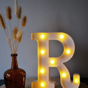 Lettre lumineuse "R"