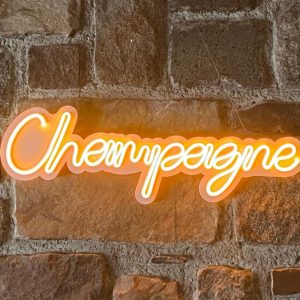 Néon CHAMPAGNE Jaune