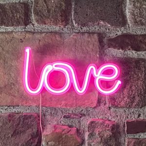 Néon LOVE Rose