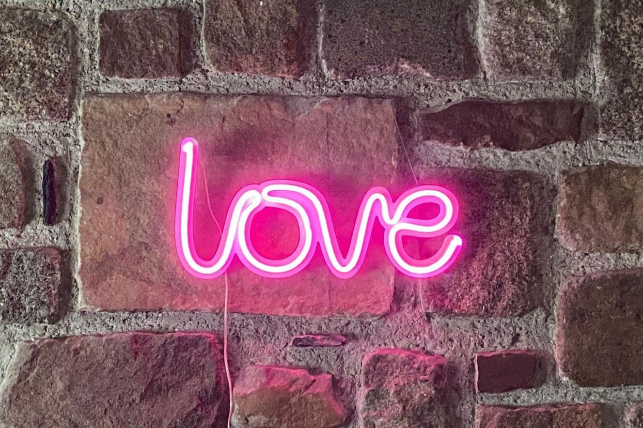 Néon LOVE Rose