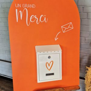 Panneau "Un grand merci"