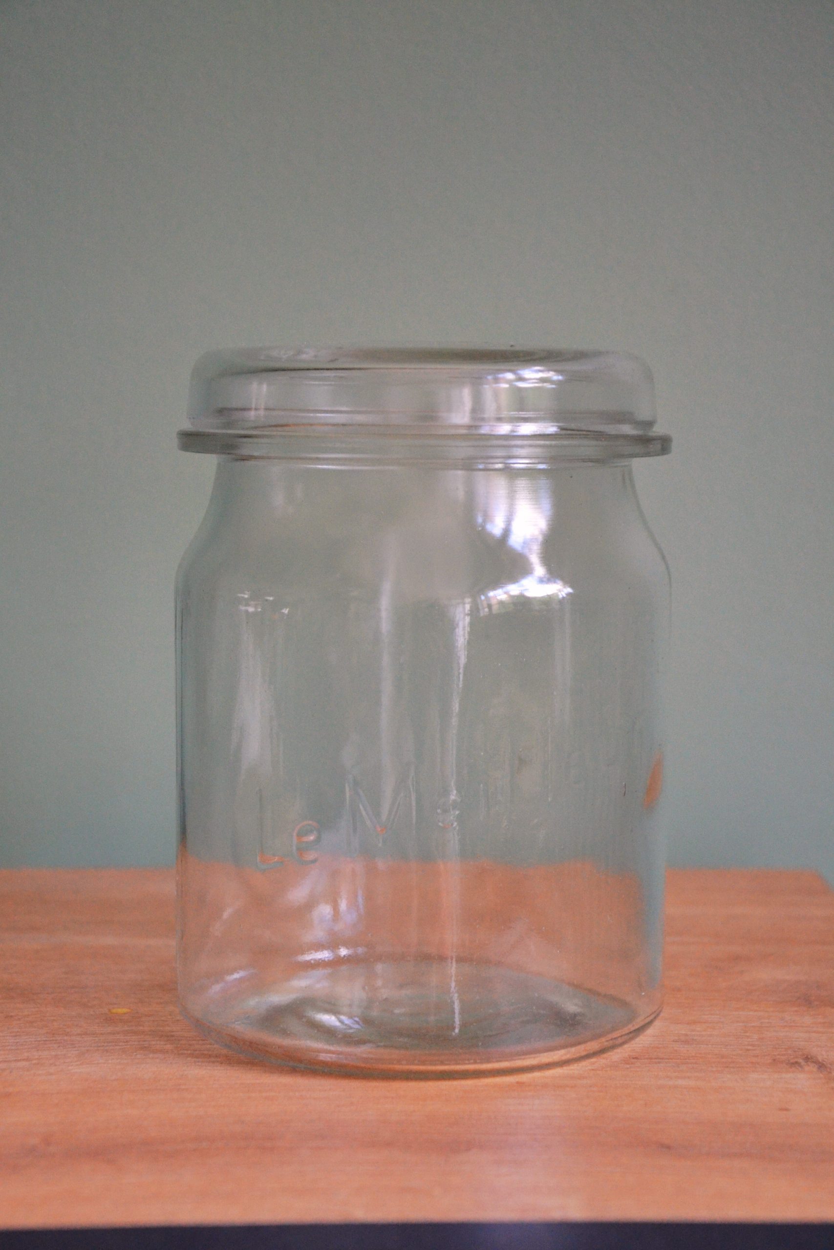 Pot en verre vintage Grand