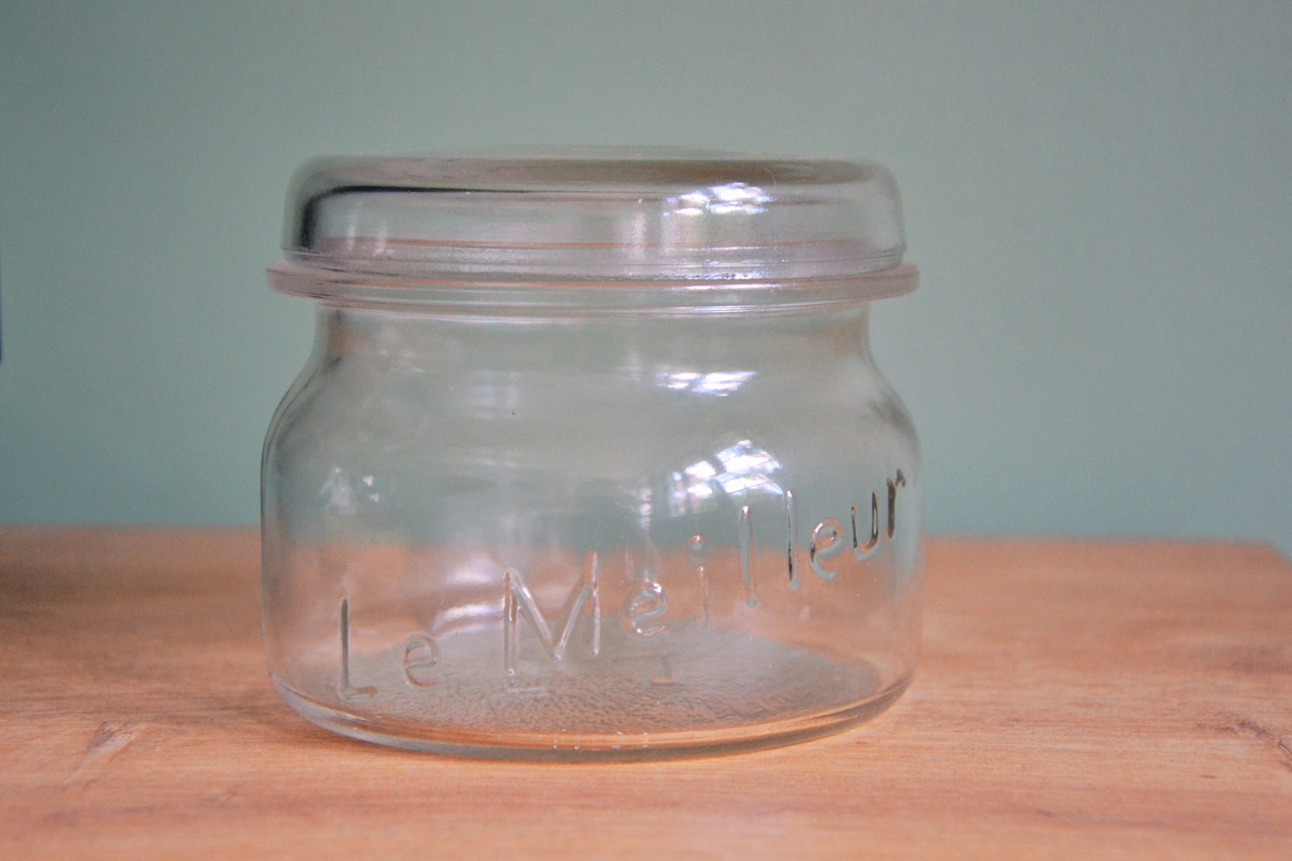 Pot en verre vintage Petit