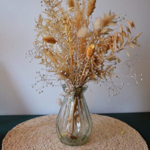 Vase transparent décoration