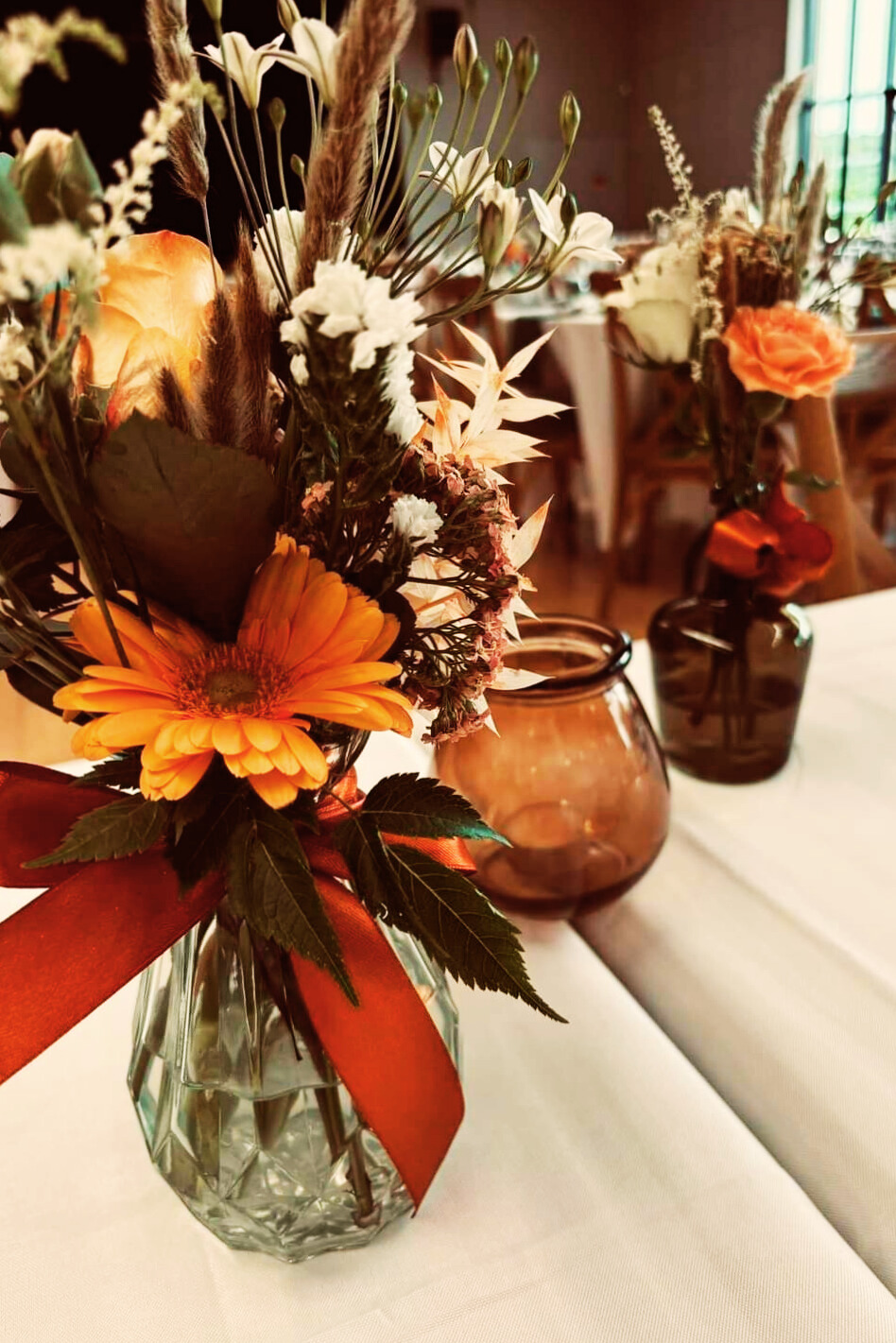 Vase transparent décoration